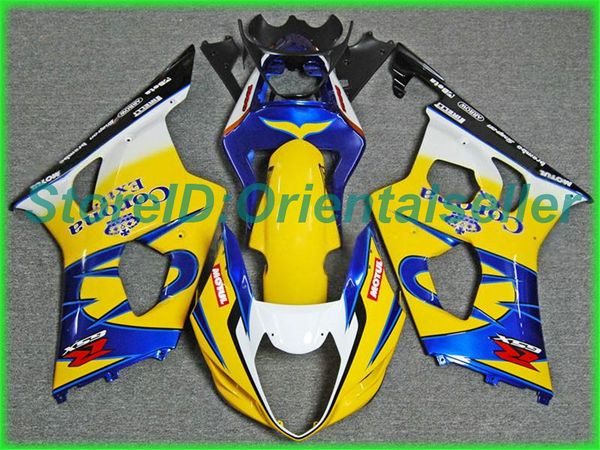 Pegatinas gratis SE53, kit de carenado de molde de inyección para SUZUKI GSXR1000 K3 03 04 GSXR 1000 2003 2004 ABS, juego de carenados grises, plateados y negros