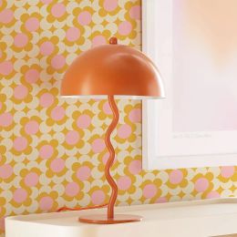 Funlife – rouleau de papier peint à fleurs abstraites, en vinyle jaune Y2K, autocollants muraux auto-adhésifs à décoller et à coller pour la décoration de la maison du salon