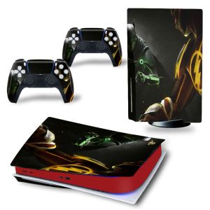 ACCESSOIRES DE GAME AUTOCHERS ACCESSOIRES PS5 DISC Edition Skin pour PlayStation 5 Console 2 Contrôleurs Decal Vinyl Protective Skins # 2282