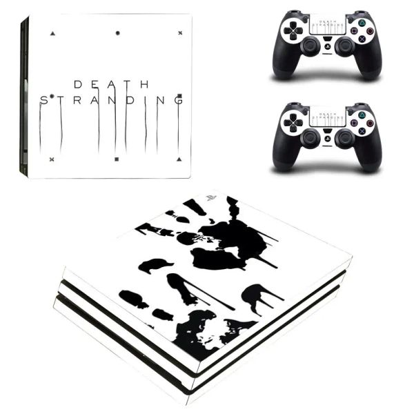 Autocollants Game Death Stranding PS4 Pro Skin Sticker pour Sony Playstation 4 Console and Controllers PS4 Pro Skin Stickers Decal vinyle