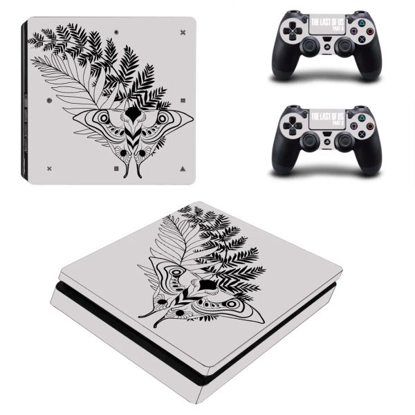 Game d'autocollants The Last of Us Partie 2 PS4 Slim Skin Stick Sticker Decal Cover for Console and Controller PS4 Slim Skin Vinyl