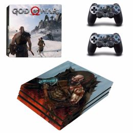 Stickers God of War 4 PS4 Pro Skin Sticker voor Sony PlayStation 4 Pro Console en Controller voor DualShock 4 PS4 Pro Stickers Stickers Vinyl