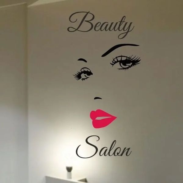 Autocollants Hair Beauty Salon Coiffeur Wall Art Mural Sticker Sticker Decal F776