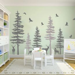 Autocollants Grands Pine Tree Cerf