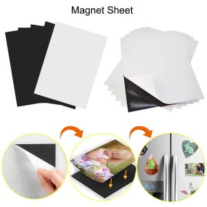Stickers Magneet Vel A4 0.75/1mm Zelfklevende Magnetische Mat voor Koelkast Foto Snijden Sterven Diy Craft Home decoratie Accessoires