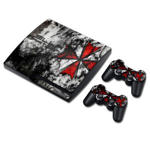 Stickers Nieuw spel Vinyl Decal Skin/stickers Wrap voor PS3 Slim Console en 2 ControllersTNP3Slim5174