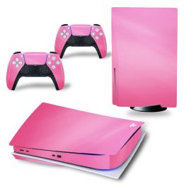 Stickers roze voor PS5 digitale huidsticker voor PS5 -console en controllers voor PS5 Disc Gamepad Controller Sticker Decal