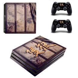 Autocollants Sekiro Shadows Die deux fois PS4 Pro Skin Sticker Sticker pour Playstation 4 Console et 2 Controller PS4 Pro Skin Stickers Vinyle