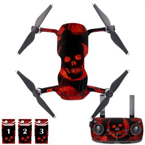 Autocollants Conception du crâne pour DJI Mavic Air1 Sticker Skin pour DJI Mavic Air 1 Sticker Skin pour Dji Mavic Air1 Vinyl Vinyl Skins Sticker