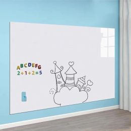 Autocollants en caoutchouc doux blanc murs autocollant noir tableau d'affichage de tableau d'enfants Graffiti Peinture autocollant suspendu wordpad