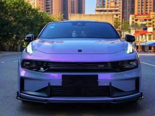 Autocollants super brillant des bonbons rêveurs gris violet vinyle enveloppe auto-adhésive autocollant brillant caméléon car