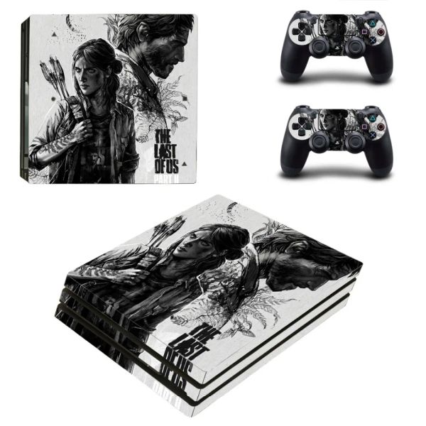 Pegatinas The Last of Us Part 2 PS4 Pro Skin Sketer Cover de calcomanía para Skins de controlador de consola PS4 Pro Vinyl