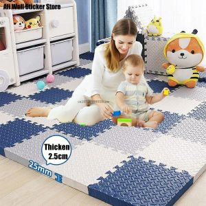 Stickers Dik 2,5 cm Babypuzzelmat Speelkleed Kinderen In elkaar grijpende oefentegels Tapijten Vloertegels Speelgoed Tapijt Zacht Tapijt Klimmat EVA