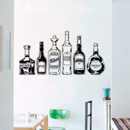 Stickers muur sticker irish whisky fles vinyl wandstickers alcoholglas patroon keuken nachtbar afneembaar huisdecor x129