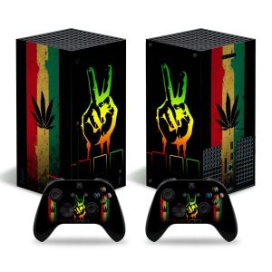 Les autocollants gagnent des conceptions de jeu en vinyle décalale de plaque de face pour Xbox Series X Console Contrôleur Accessoires Skins pour XSX # 4147