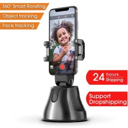 Sticks 360 Rotation Allround Smart Shooting Gimbal Selfie Auto Face Face Tracking pour Gopro Smartphone Camera Vlog Live Selfie Stick