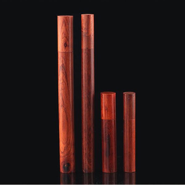 Bâtons boîtes en bois Tube d'encens parfums parfums bâtons d'huile rafraîchir authentique sauvage naturel bois de santal en gros