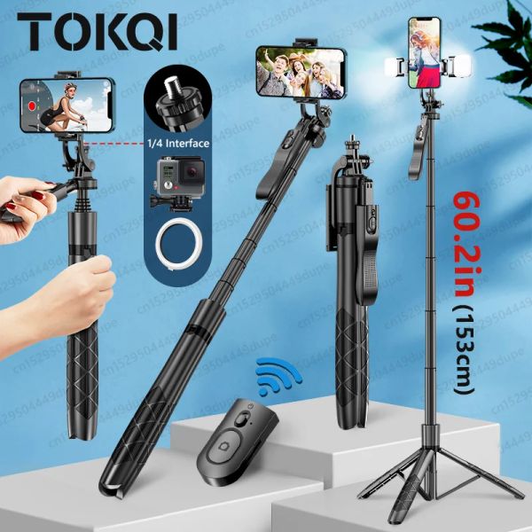 Sticks L16 1530 mm Selfie Stick Stick Trépied stand pliable Monopod pour GoPro Action Cameras Smartphones Balance