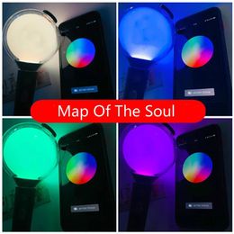 Bâtons Bâtons lumineux LED KPOP Army Bomb Lightstick Ver.3 Ver.4 Édition spéciale SEmap Of The Soul Concert Lightstick avec carte Bluetooth Po