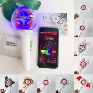 Bâtons Bâtons lumineux LED bâton lumineux mode Kpop Strayed enfants Lightstick avec Bluetooth Concert lampe à main lueur bâton lumineux Flash lampe ventilateurs