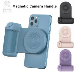 Sticks magnetische camera -handgreep Fotobreugel Smart Bluetooth mobiele telefoon Antishake Selfie Device Magsafe Desktop draadloze oplader