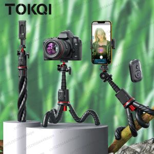 Stokt selfie stick met draadloze Bluetooth -afstandsbediening voor smartphone, flexibel octopus statief voor GoPro Camera, monopod voor mobiele telefoon