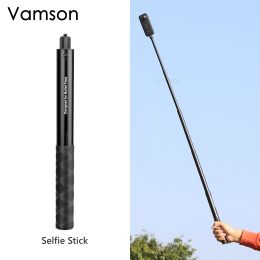 Sticks Vamson aluminium legering Uitbreidbare handheld selfie stick Telescoping pool voor Insta360 One X2 X3 Accessoires voor GoPro Dji Sjcam