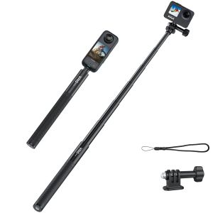 Sticks Vig TP13 131cm Action Caméra Selfie Stick Pole extensible pour Insta360 One X3 X2 One R GoPro Vlogging Extension Pole