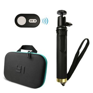 Bâtons télécommande sans fil + monopode Selfie Stick + sac pour Xiaomi Yi Xiaoyi 2 4K Yi Lite, accessoires de caméra d'action