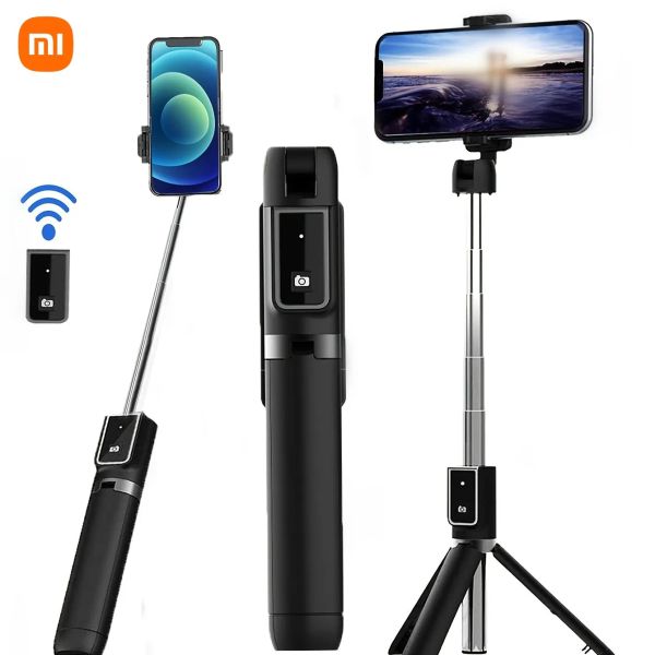 Sticks Xiaomi P40 Selfie Stick Extensible Téléphone mobile Trépied Multifinection 360 degrés Rotation Voyage Portable