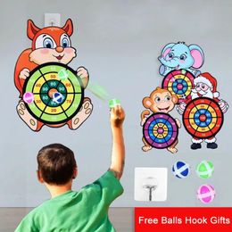 Sticky Ball Dart Board Target Sports Game Toy for Children Outdoor Party Toys Balls Gooi educatieve bordspellen