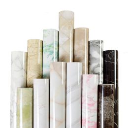 Calcomanía de papel adhesivo, papel tapiz autoadhesivo de mármol, película de vinilo, pegatinas de pared para cocina, decoración impermeable para armario a prueba de calor