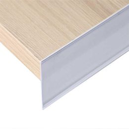 Sticky Sign Holder Clip Strip Supermarché Étagère papier bannière Cover Shelf Talker Tag Affichage Promotion Signalisation Rack Blanc Cle255B