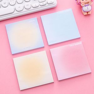 Sticky Stationery Notepad Office Bookmark Notes Gradient Ramp Design Design Stickers Memo Pad