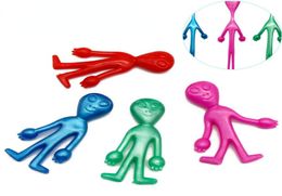 Kleverig speelgoed Alien Knijpsleutelhanger Accessoires Prank Joke Decompressie Plezier Angst Aandacht TPR Stretchable9439619