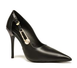 Chaussures habillées à talon aiguille Chaussures pour femmes chaussures de designer de luxe en cuir sandales à boucle en métal boucle sangle 10cm chaussures de soirée à talons hauts chaussures de mariage chaussures de travail chaussures de balle 35-42