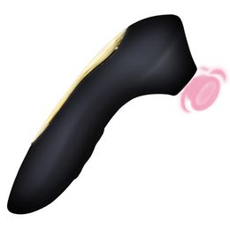 Vibrador de succión para estimular el clítoris, pezón vibrador de 8 modos, juguetes sexys para mujeres, masturbador vaginal para lamer la lengua, adultos 18