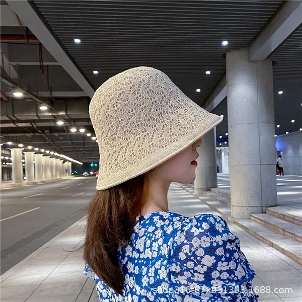 Chapeaux à bord avare 2023 femmes paille chinois Panamas Protection UV pare-soleil plage femmes visières pliable femme été chapeau