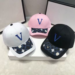 Gierige rand hoeden casual ball caps plaid brief ontwerper zomer dop hoeden voor vrouw mooie kwaliteit 3 ​​kleur koepel verstelbaar
