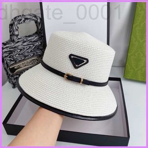 Gierige rand hoeden ontwerper bucket straw hoed dames casquette outdoor zomer petten dames gemonteerde driehoek honkbal klassieke mode d223233f yd8o