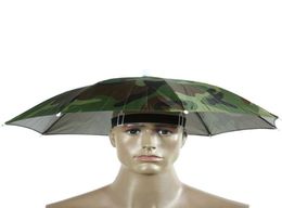 Chapeaux à bord avare pliable nouveauté parapluie chapeau de soleil golf pêche camping déguisement multicolore unisexe été chapeau femme Ete5854982