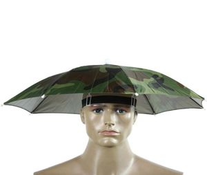 Chapeaux avares bord pliable nouveauté parapluie chapeau de soleil golf pêche camping déguisement multicolore unisexe été chapeau femme Ete5909793