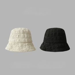 Chapeaux à bord avare japonais section mince chapeau de pêcheur plissé femmes été ins seau de protection solaire loisirs Panama Gorros 230511