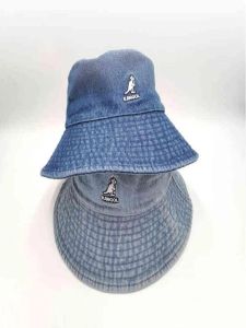 Stikte rand hoeden kangol cowboy hoeden zomer mode unisex kangaroo denim emmer hoeden ontwerper bob kpop bassin hoed trend hiphop cap9484910