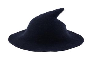 STAILY ROINT HATS Ly Ladies Halloween Party Women Fashion Witch Hat Colase Casual Color Couleur large Tripted2774891