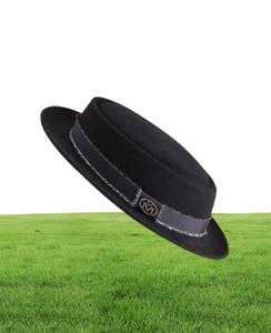 Sombreros tacones de sombreros Fedora Fashion Fashion 100% Pure Lia Wool Men's con pastel de cerdo para mujeres clásicas Cap19083670