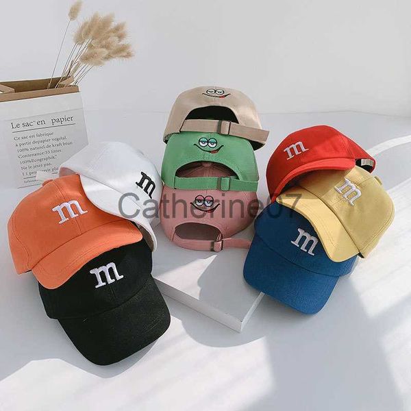 Sombreros de ala tacaña Nuevos sombreros para niños Bebé Primavera y otoño Sombrero de lengua de pato Bordado de letras Niños Otoño e invierno Niñas Gorra de béisbol para niños J230829