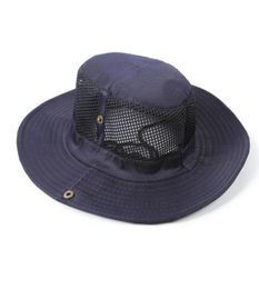 Chapeaux de rastitude en randonnée ylwx hommes en plein air camping pêcheur de pêche protection du soleil Boonie chapeau large9928120