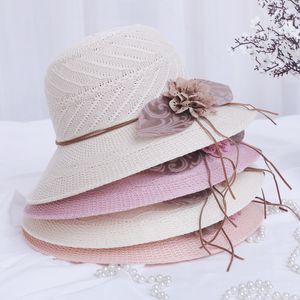 Chapeaux à bord avare été pare-soleil chapeau femmes Protection solaire petite jante casquette plage Beachcap en gros 230710