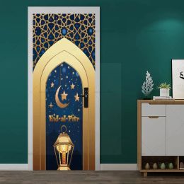 Stirling Style Door Sticker Vinyl PVC Door étanche mural mural auto-adhésif Arc Modèle Affiche de la décoration intérieure autocollant